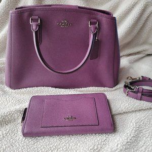 Coach Matching Satchel & Wallet - GORGEOUS!